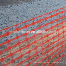 Barrière de maille d&#39;escrime de sécurité d&#39;orange Salut vis établissant la clôture de chantier de construction